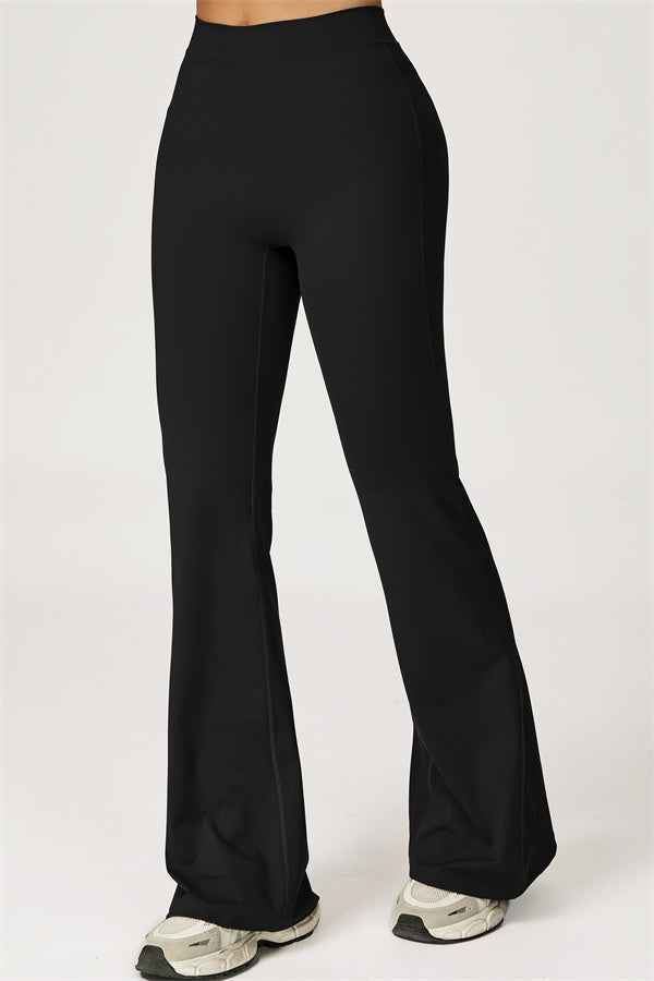 The Axis Crop Top Flared Leggings 2-Piece Set