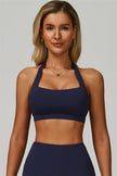 The Bold Halter Sports Bra Flared Leggings 2-Piece Set