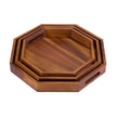 Octagon Serving Trays - Solid Bottom