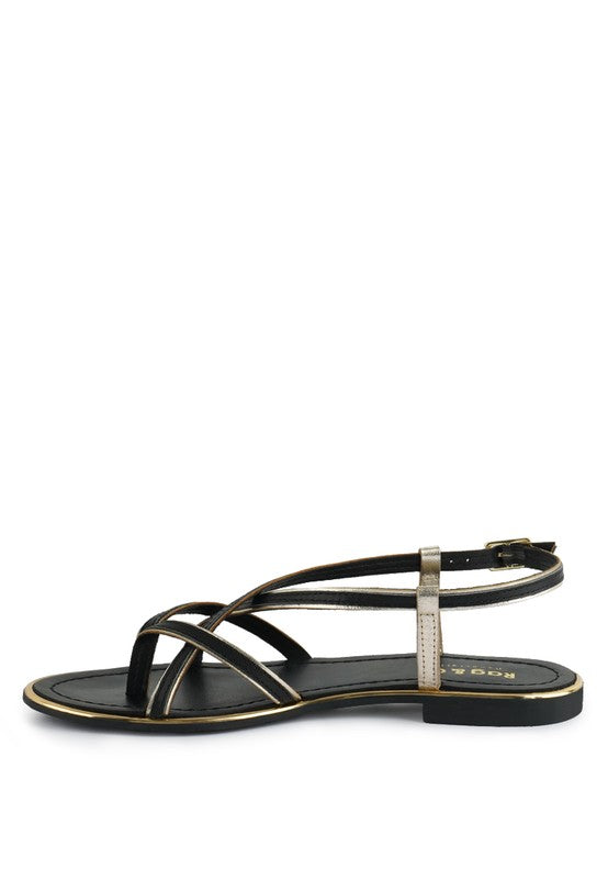 Pheboe Strappy Flat Sandals - Pikemla