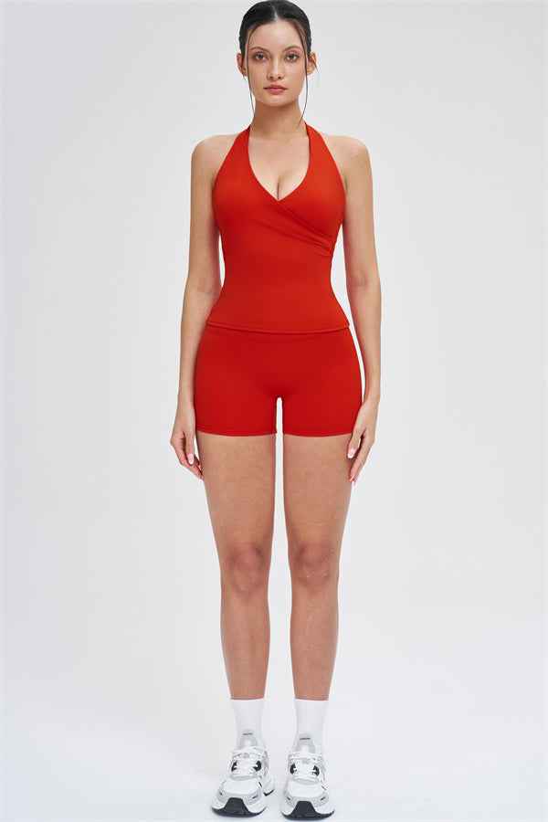 The Stride Crop Top Isabella Shorts 2-Piece Set