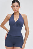The Stride Crop Top Isabella Shorts 2-Piece Set