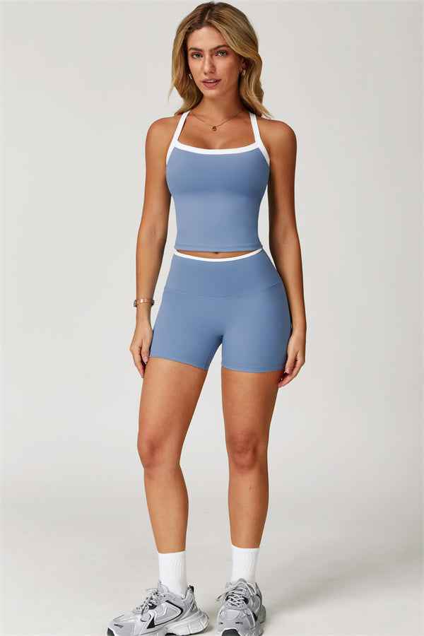 The Quest Cross Back Crop Top