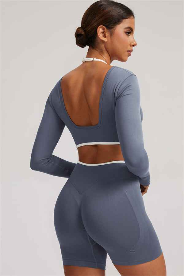 The Elevate New Long Sleeve Crop top