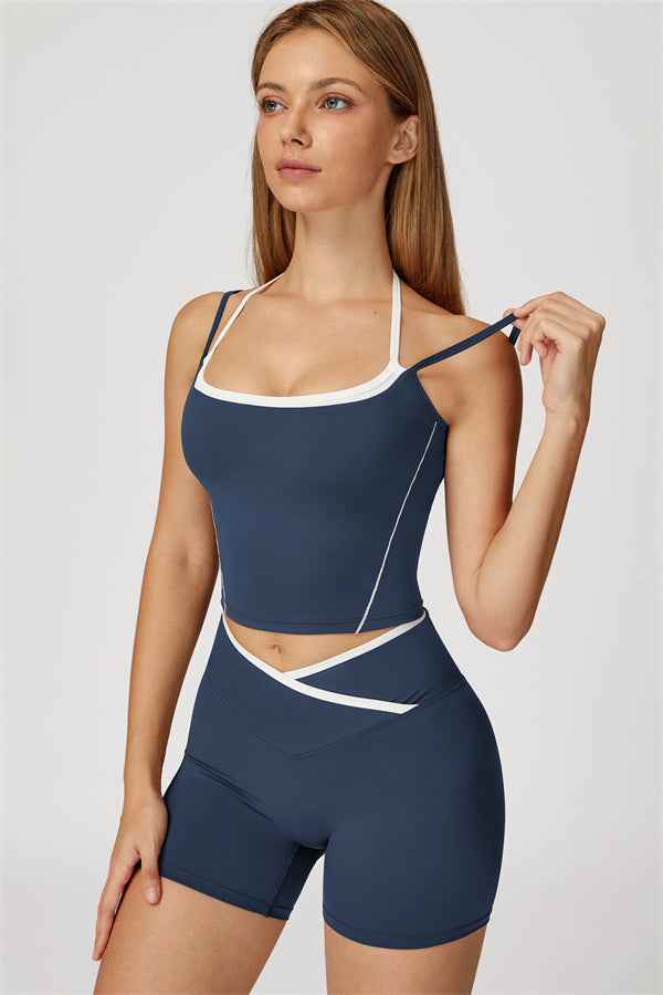 The Radiant Crop Top Shorts 2-Piece Set