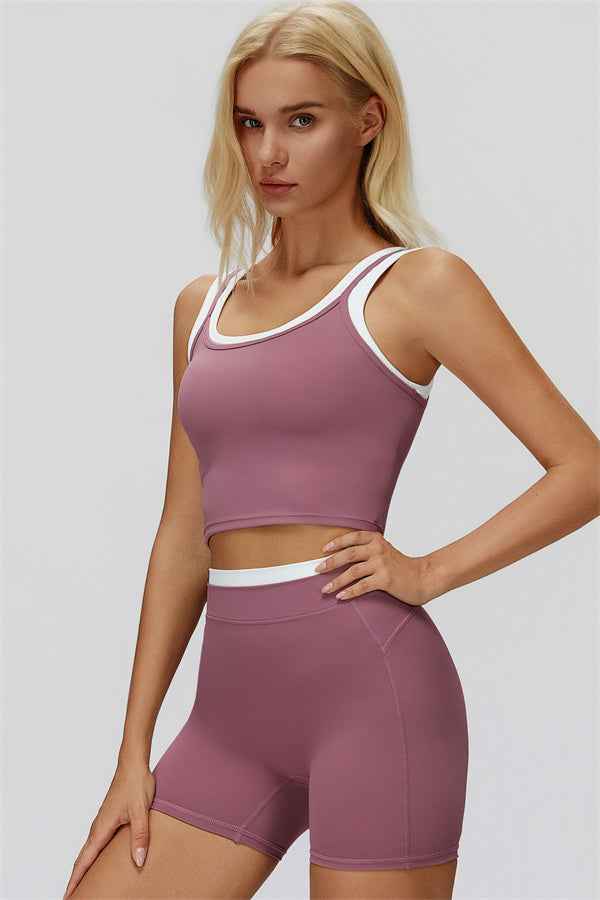 The Canyon Crop Tank Shorts 2-Piece Set