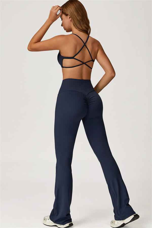 The Lily Sports Bra Flared Leggings 2-Piece Set