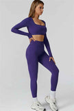 The Reign Long Sleeve Crop Top Leggings 2-Piece Set