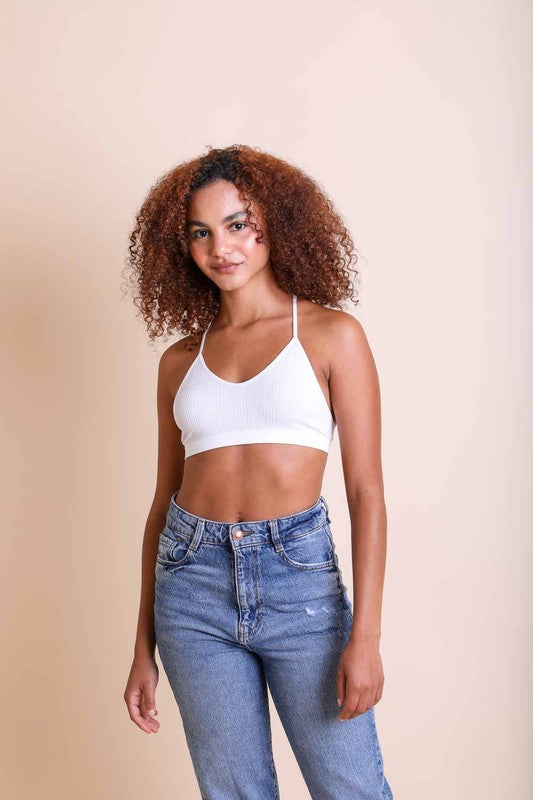 Tattoo Mesh Racerback Bralette - Pikemla