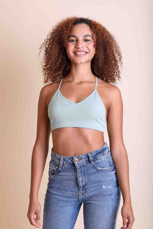 Tattoo Mesh Racerback Bralette - Pikemla