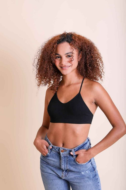 Tattoo Mesh Racerback Bralette - Pikemla