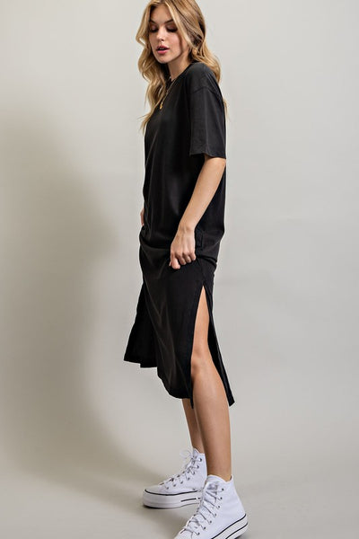 Loose Fit T-Shirt Dress - Pikemla