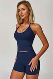 The Surge Halter Crop Top Shorts 2-Piece Set