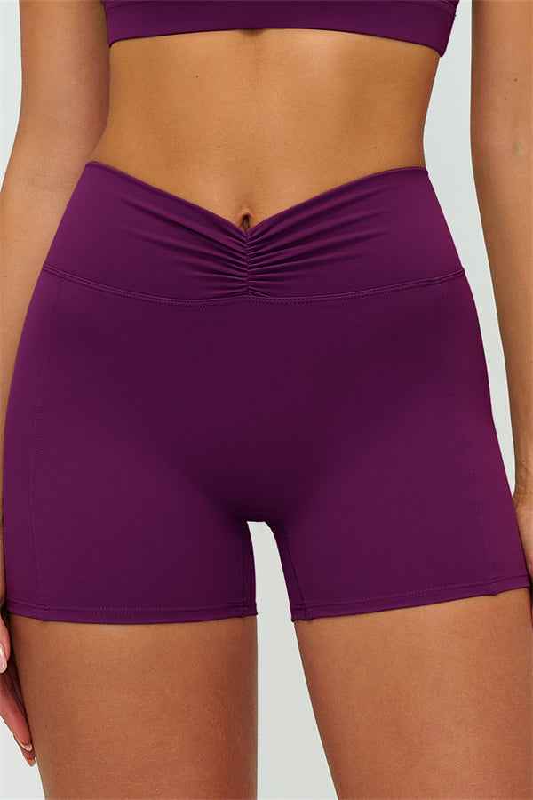 The Lushness Y-Back Sports Bra Shorts 2-Piece Set