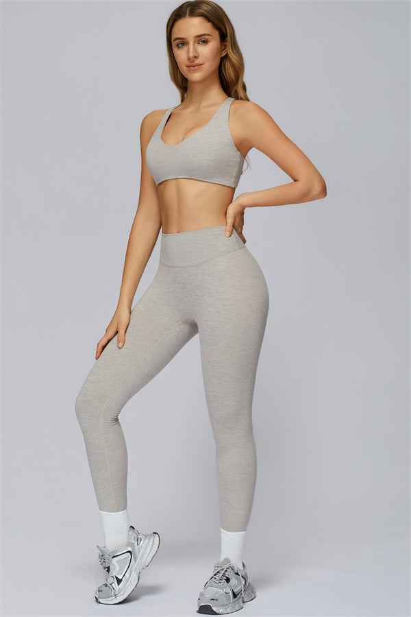 The Radiance Racerback Sports Bra Leggings 2-Piece Set