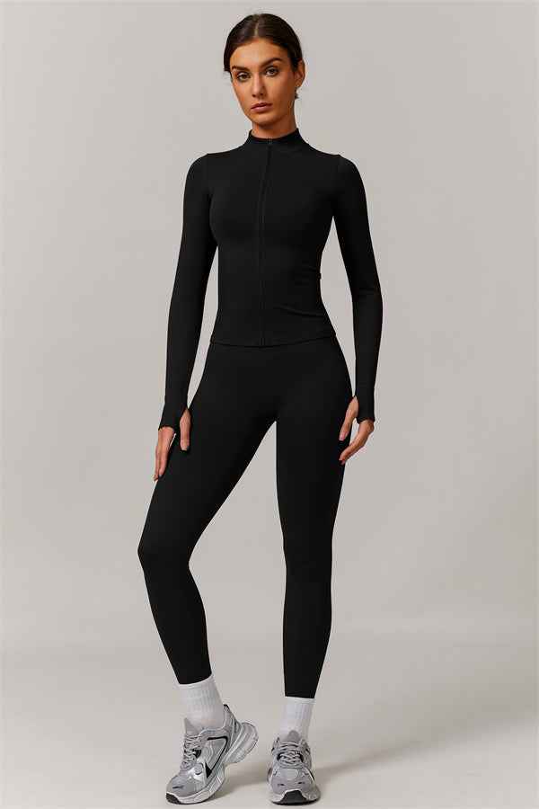The Nova Luxe Jacket Sports Bra Leggings 3-Piece Set