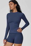 The Oasis Long Sleeve T-shirt Shorts 2-Piece Set