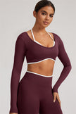 The Elevate Long Sleeve Crop top