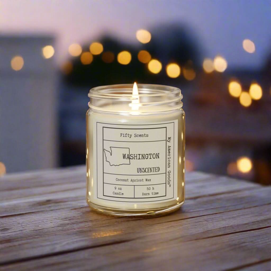 Washington unscented Candles - Coconut Apricot Wax