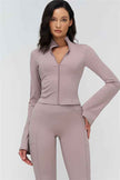 The BoldFit Jacket Flared Leggings 2-Piece Set