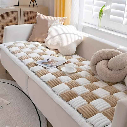 Modular Sofa Cover – Nordic Style Winter Plush Cushion Slipcover