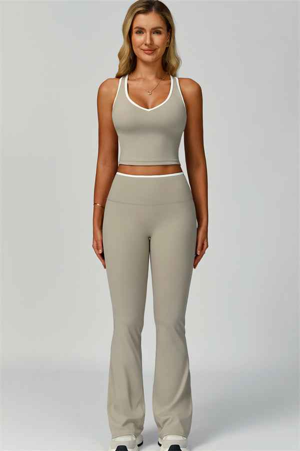 The Quest Tank Flared Leggings 2-Piece Set