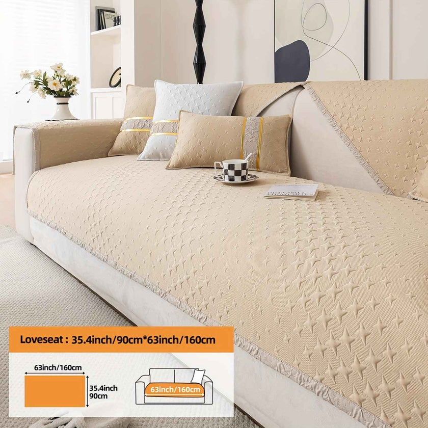 Summer Cooling Silk Non-slip Sofa Cover- Couch Cover for Dogs