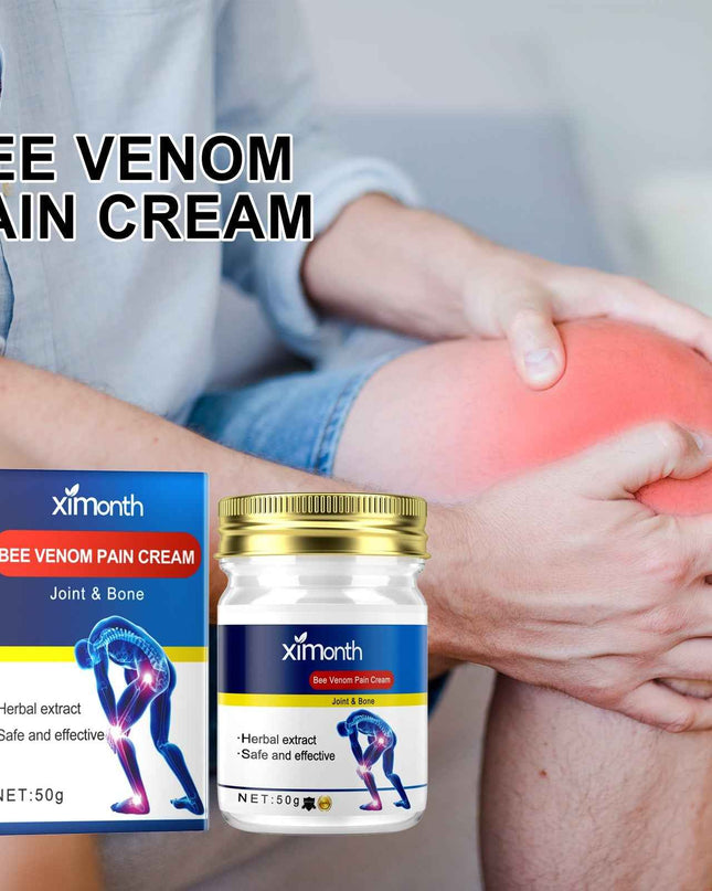 Ximonth Bee Venom Joint Care Cream, Relieve Lumbar Knee Muscle Pain Joint Care Cream