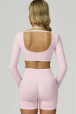 The Prime Line Long Sleeve Crop Top