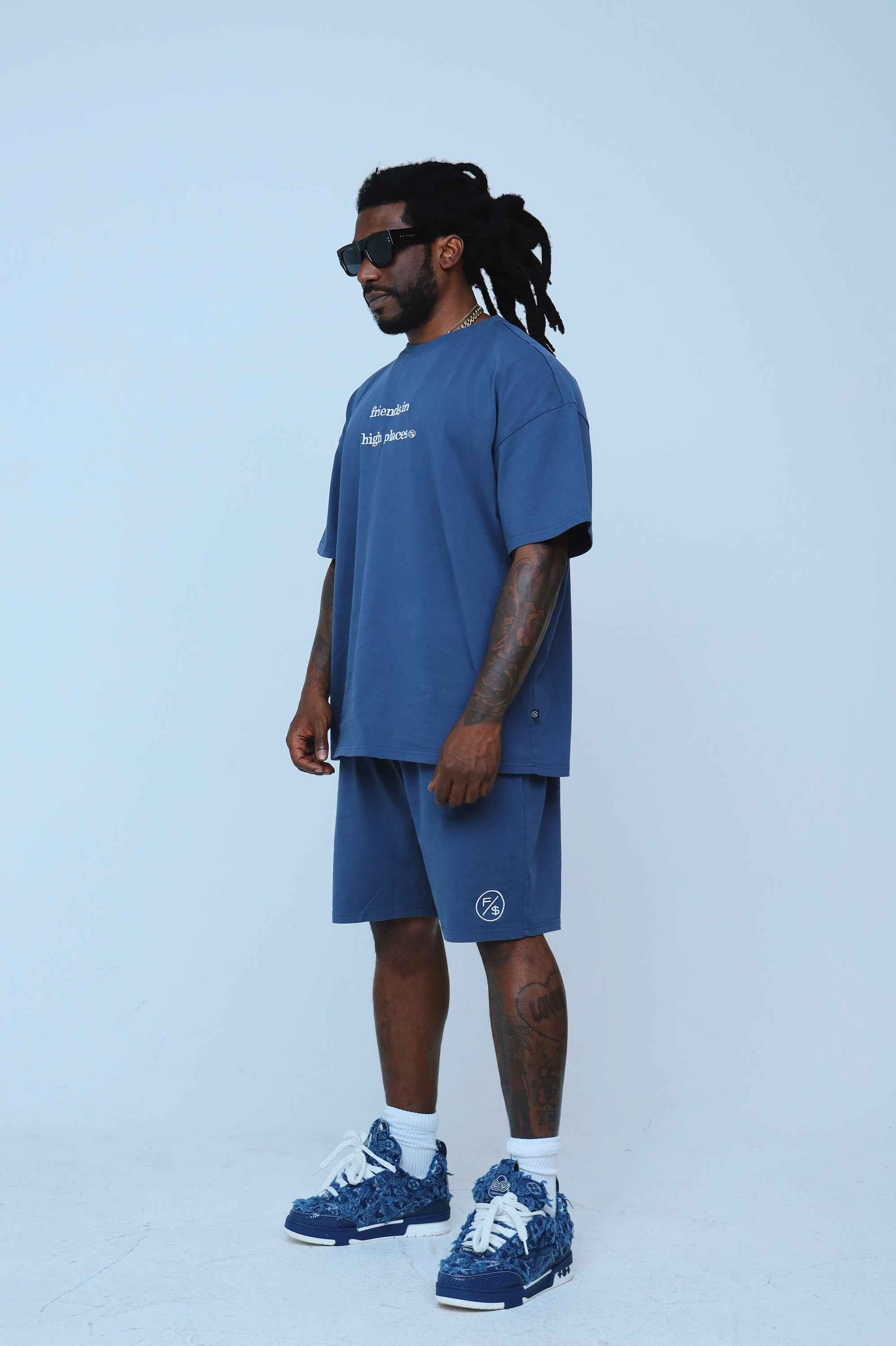 Friends In High Places (Navy - Shorts)