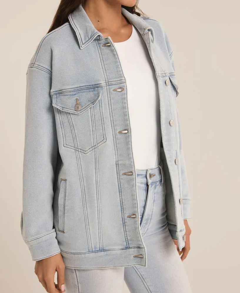 Z supply - Miles Denim Jacket Sun Bleached Indigo