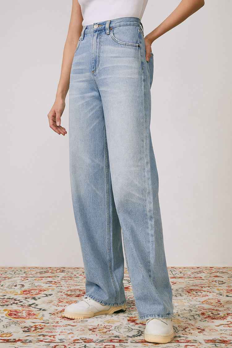 Coney Island Whitefish High Rise Wide Jeans HJ007