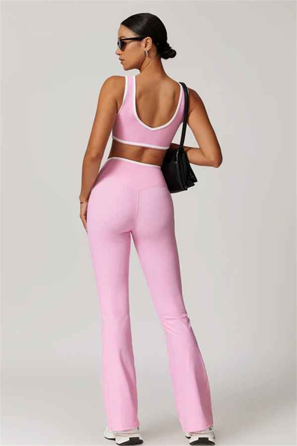 The Stamina Sports Bra Flared Leggings 2-Piece Set