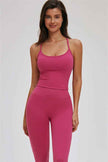 The Svelte Cross Back Tank Top Leggings 2-Piece Set