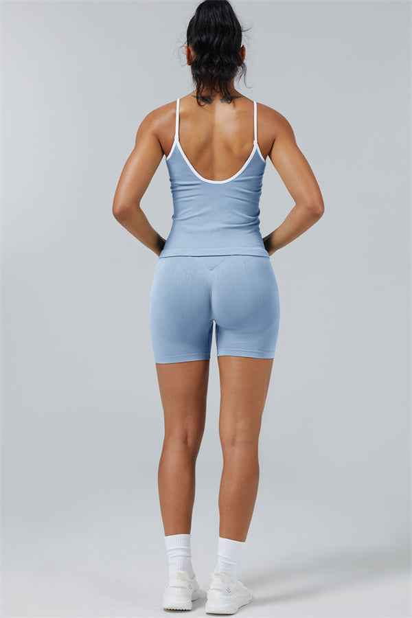 The Elevate Crop Top Shorts 2-Piece Set