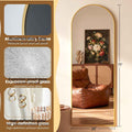 Architectural Full Length Floor Mirror 71x26 Goldtone
