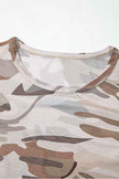 Western Camo Mesh Long Sleeve Top