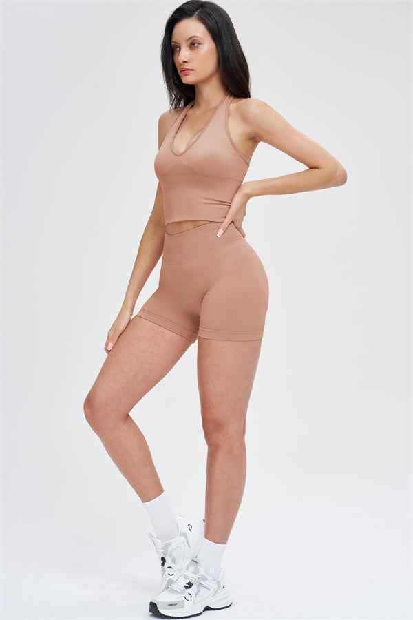 The Whim Sports Bra Shorts 2-Piece Set