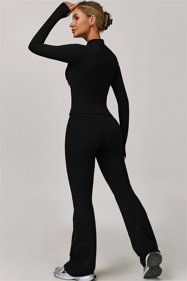 The Refresh Jacket Flared Leggings 2-Piece Set