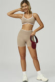 The Prime Line Sports Bra Shorts 2-Piece Set