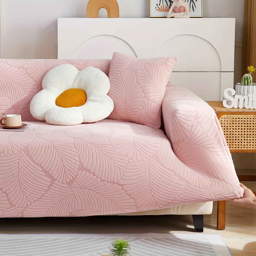 Premium Stretch Gray Couch Cover | Durable, Non-Slip & Versatile