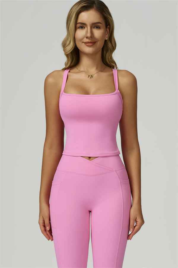 The Flourish Crop Tank Leggings 2-Piece Set