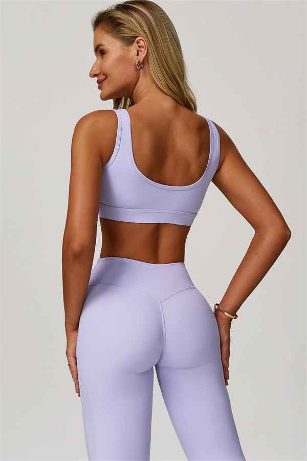The Lavish Sports Bra Flared Leggings 2-Piece Set