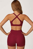 The Glacier Sports Bra Shorts 2-Piece Set