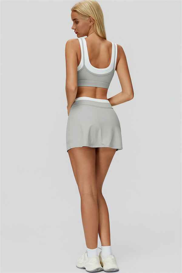 The Canyon Sports Bra Skirt 2-Piece Set