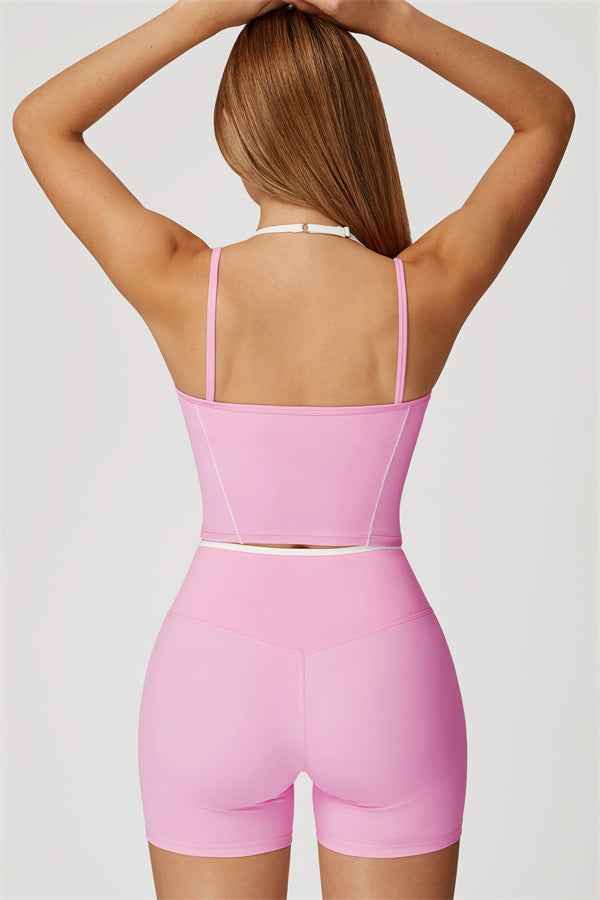 The Radiant Crop Top Shorts 2-Piece Set