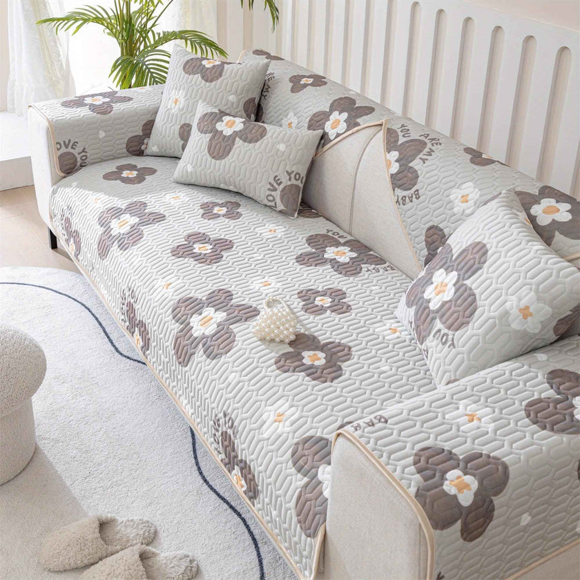 Cooling Ice Silk Dog Proof Couch Cover - Protect Your Sofa in Style