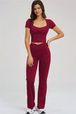 The Sizzle T-shirt Flared Leggings 2-Piece Set