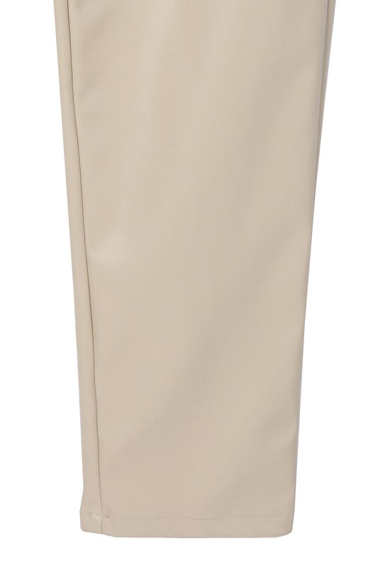 Vegan leather pants - Pikemla