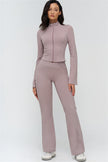 The BoldFit Jacket Flared Leggings 2-Piece Set